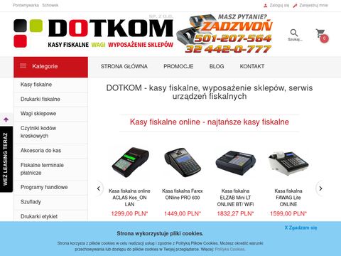 Dotkom Tychy kasy fiskalne Chorzów