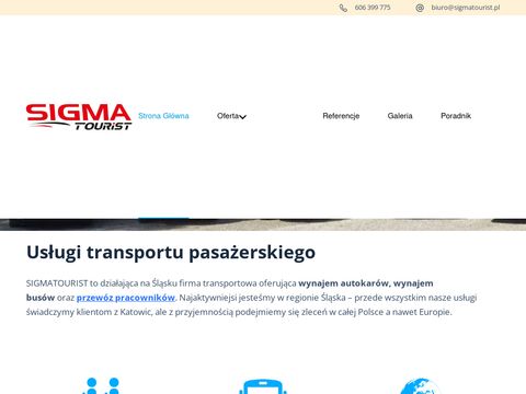Sigmatourist.pl - wynajem busów Katowice