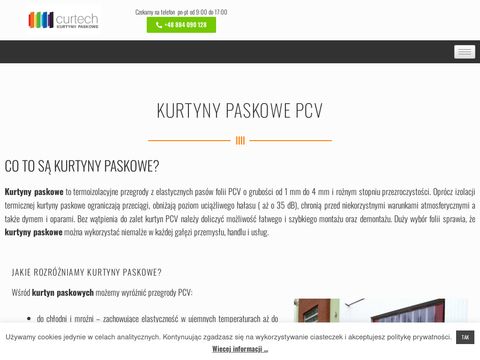 Kurtynypaskowe.com.pl producent kurtyn PCV