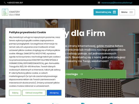 Kwaterydlafirm.pl noclegi w dzielnicach Wrocławia