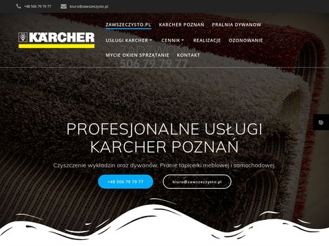 Zawszeczysto.pl - czyszczenie wykładzin Karcher