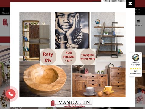 Mandallin - meble kolonialne i drewniane