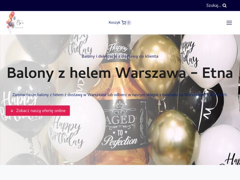 Etna - balony hel Warszawa