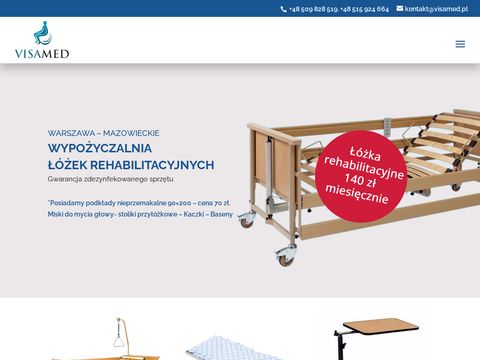 Visamed.pl - wypożyczalnia łóżek rehabilitacyjnych
