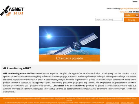 Asnet gps dział systemów lokalizacyjnych