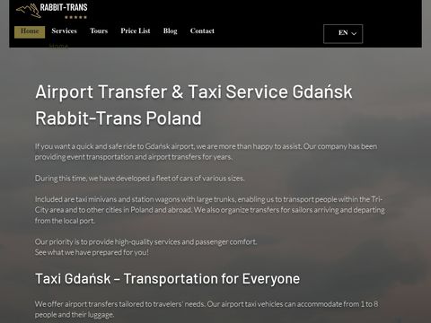 Rabbittranspoland.com - taxi Gdańsk