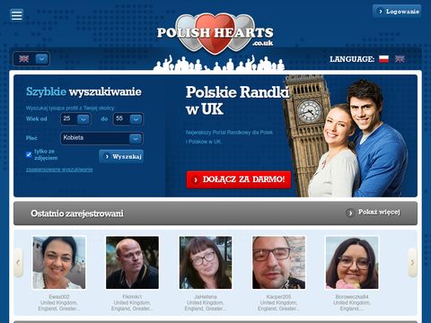 Polishhearts.co.uk - randki w UK