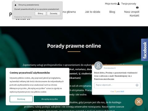 Prawnikonline24.pl - doradztwo prawne