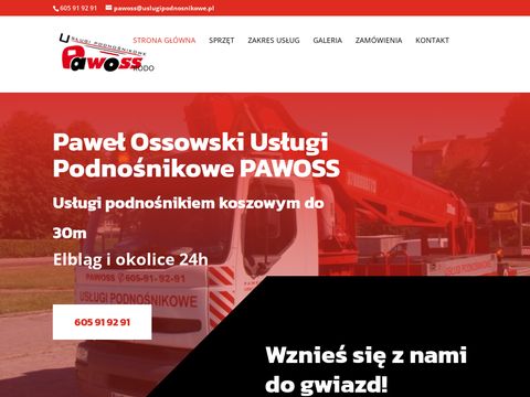 Uslugipodnosnikowe.pl - podnośnik koszowy