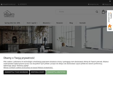 Missdeco.pl - dodatki do salonu