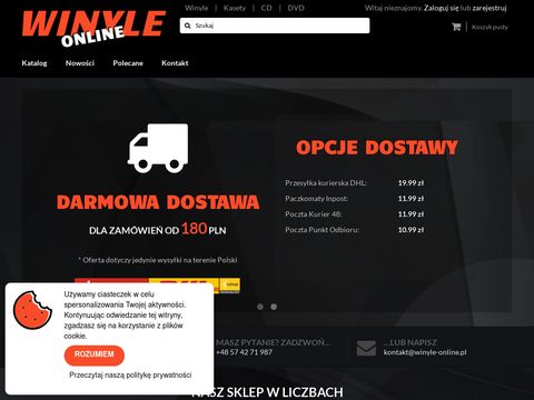 Winyle-online.pl - sklep z płytami z muzyką