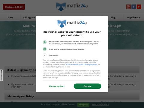 Matfiz24.pl - mobilna nauka matematyki