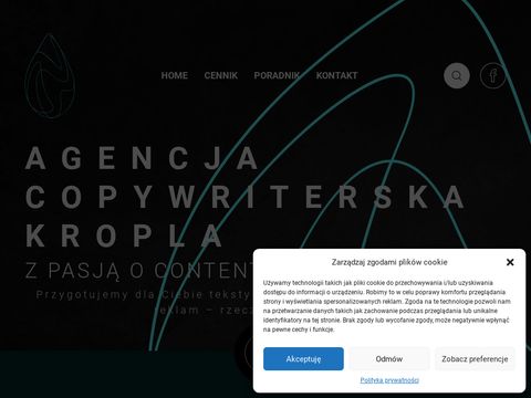 Kroplawyobrazni.pl - blog o content marketingu