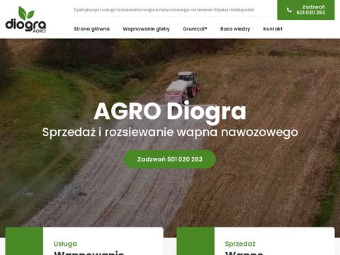 Agrodiogra.pl - wapno nawozowe, rolnicze