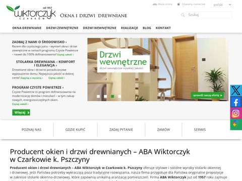 ABA Wiktorczyk drewniane okna