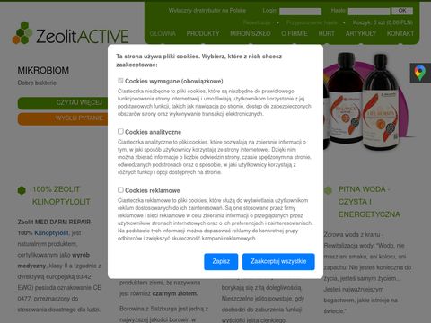 Zeolit-active.pl oczyszczanie, odtruwanie