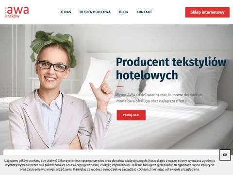 AWA Kraków - producent tekstyliów hotelowych