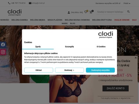 Clodi.pl internetowy sklep z bielizną