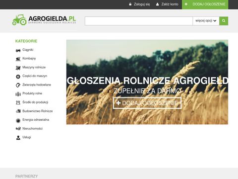 Agrogielda.pl - darmowe ogłoszenia rolnicze