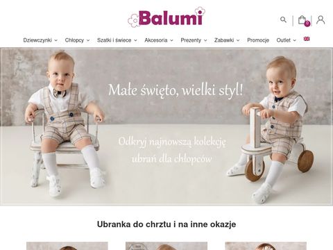 Ubranka do chrztu balumi.com.pl
