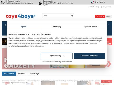 Toys4boys.pl - sklep z prezentami