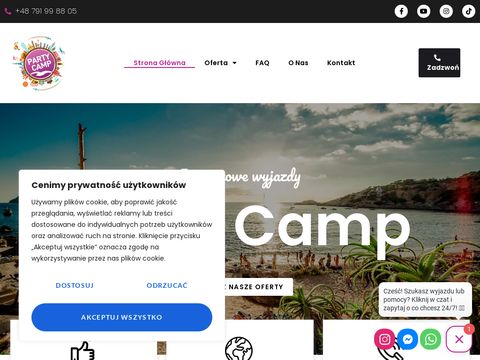 Partycamp.pl wyjazdy studenckie