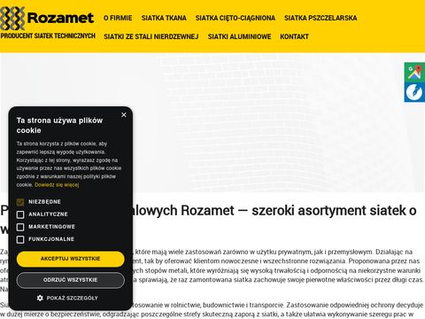 Rozamet.pl - produkcja siatek tkanych