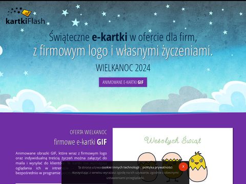 Kartkiflash.pl świąteczne e-kratki dla firm