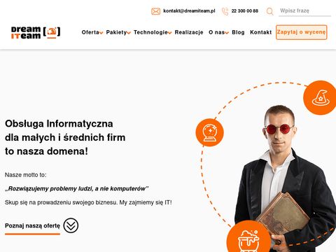 Dreamiteam.pl obsługa informatyczna Warszawa