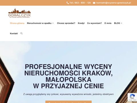Wycena-goralczyk.pl - rzeczoznawca majatkowy