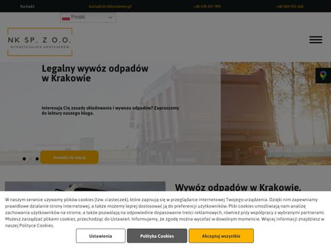 Nkkontenery.pl na gruz Kraków