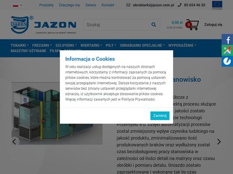 Obrabiarki.jazon.com.pl - frezarki do metalu