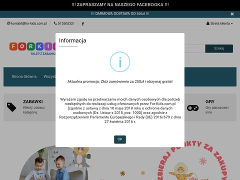 For-kids.com.pl - zabawki i akcesoria dla dzieci