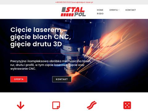 Stalpol-laser.pl cięcie laserem