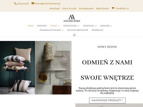 Atelier Home - sklep z wyposażeniem wnętrz