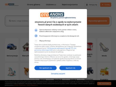 Otoanons.pl - serwis ogłoszeń