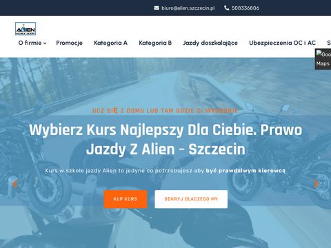 Alien prawo jazdy Szczecin