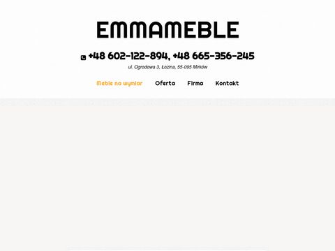 Emmameble.pl - meble na wymiar Wrocław