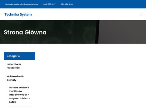 Technikasystem.lublin.pl - sprzęt multimedialny