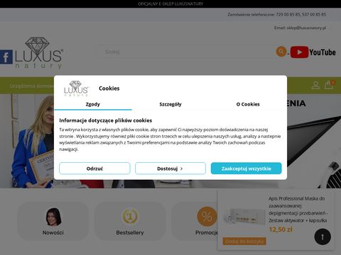 Luxusnatury.pl - urządzenia kosmetyczne