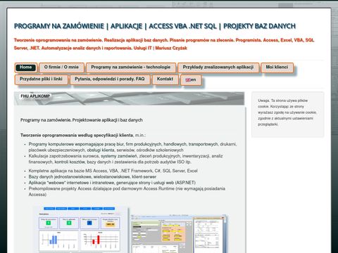 Bazy-Programy.pl tworzenie aplikacji baz danych