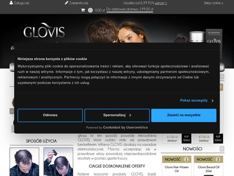 Glovis.pl - kosmetyki zagęszczające włosy