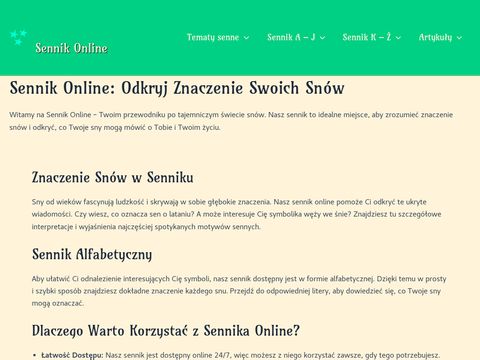 Sennikonline.edu.pl