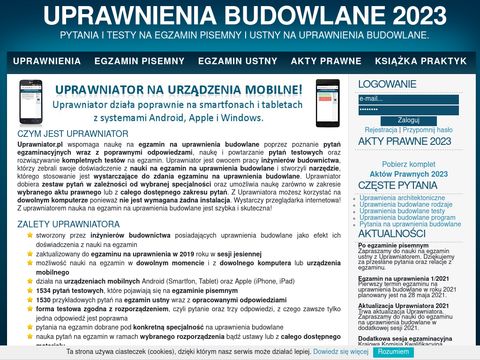 Uprawniator.pl - egzamin na uprawnienia budowlane