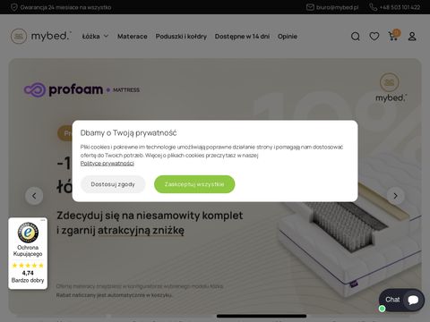 MyBed.pl - łóżka kontynentalne