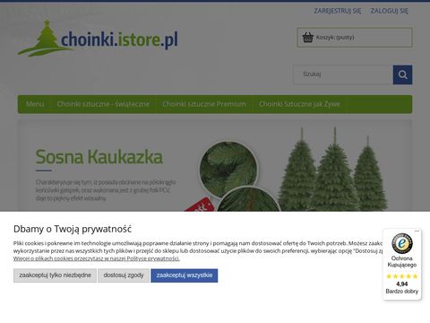 Choinki.istore.pl sztuczne jodła