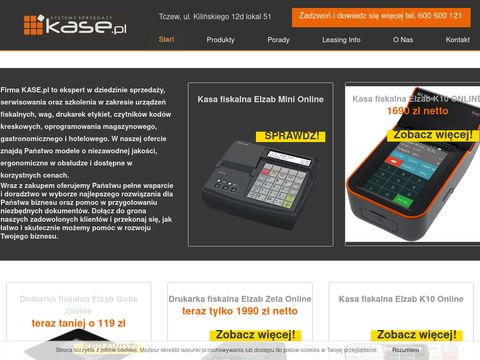 Kase.pl - serwis kas fiskalnych