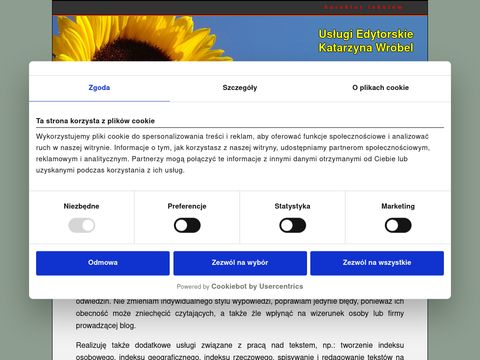 Korektor-tekstow.pl - usługi edytorskie