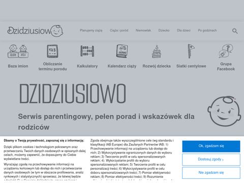 Dzidziusiowo.pl - serwis dla rodziców