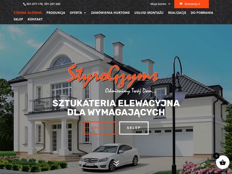 Styro-gzyms.pl sztukateria elewacyjna - listwy